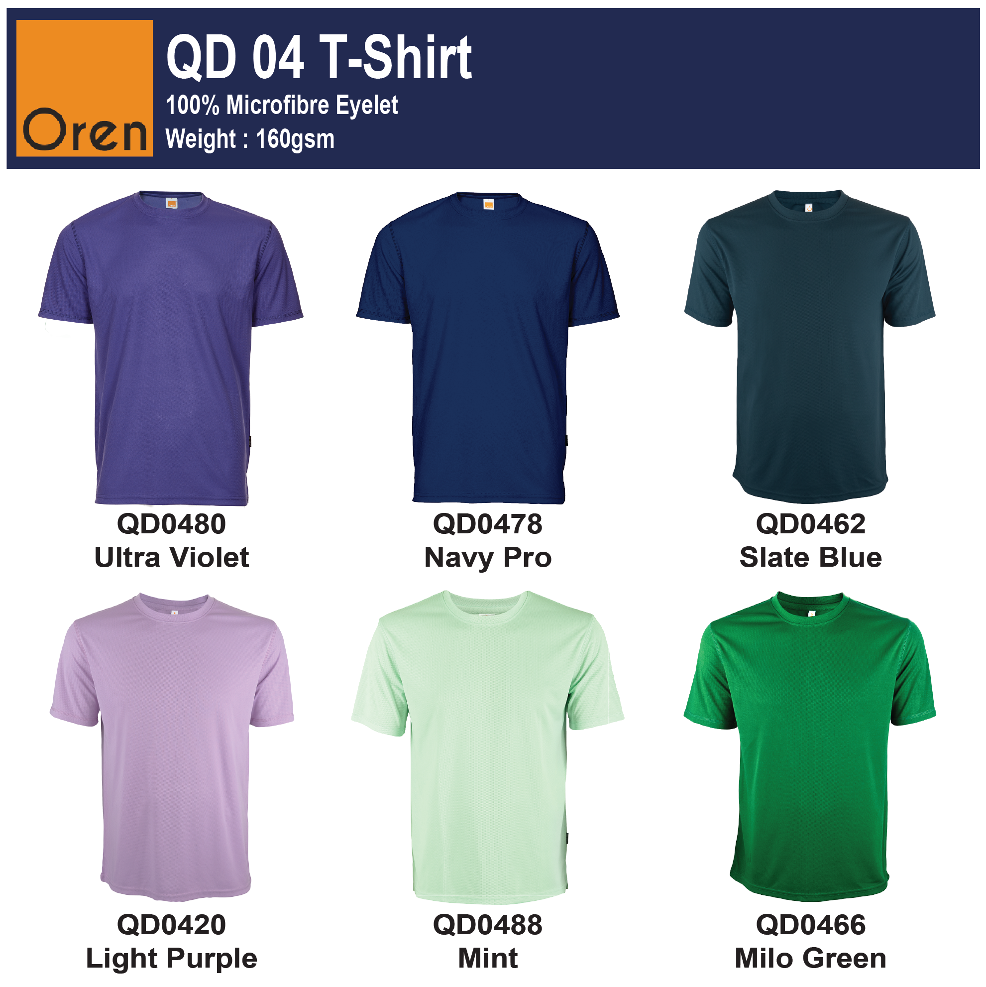 Oren Sport T-Shirt | QD04 | Club 28 | Sarawak Garment Retail