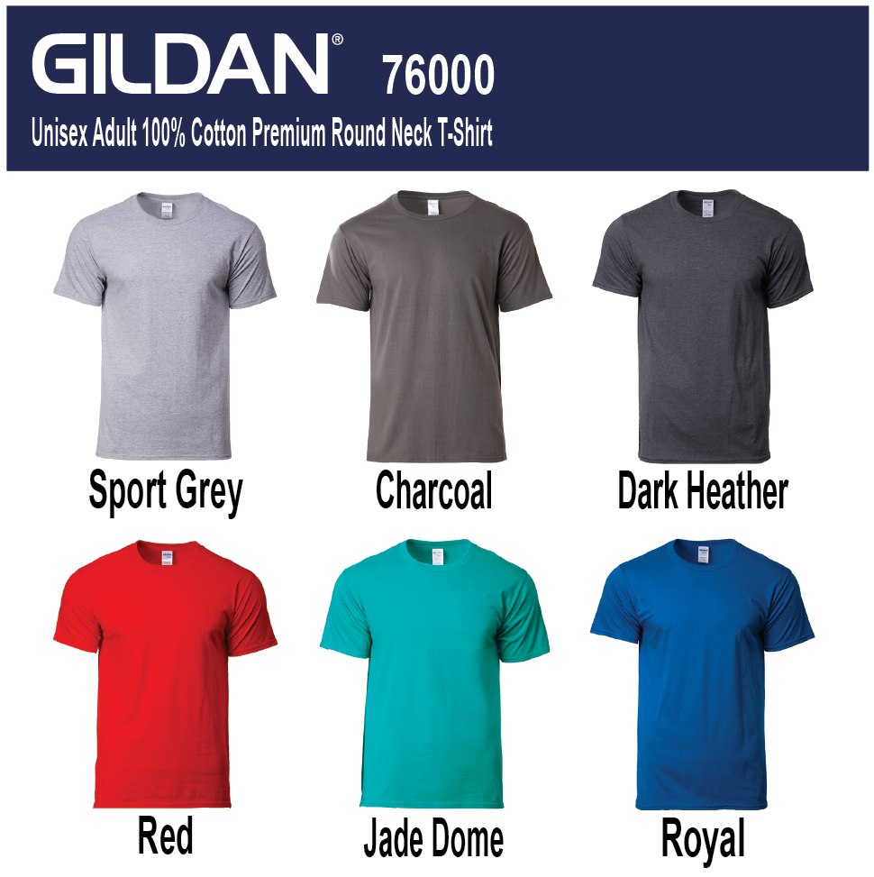 Gildan Maglietta Uomo Ultra Cotton, Manica Corta, Taglia L, Colore Rosso/Jadedome, 100% Cotone, Lavata E Ristretta